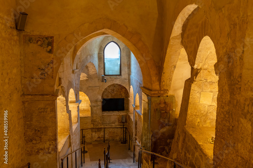 Sanctuary of San Michele Arcangelo, UNESCO site, Monte Santangelo, Puglia, Italy