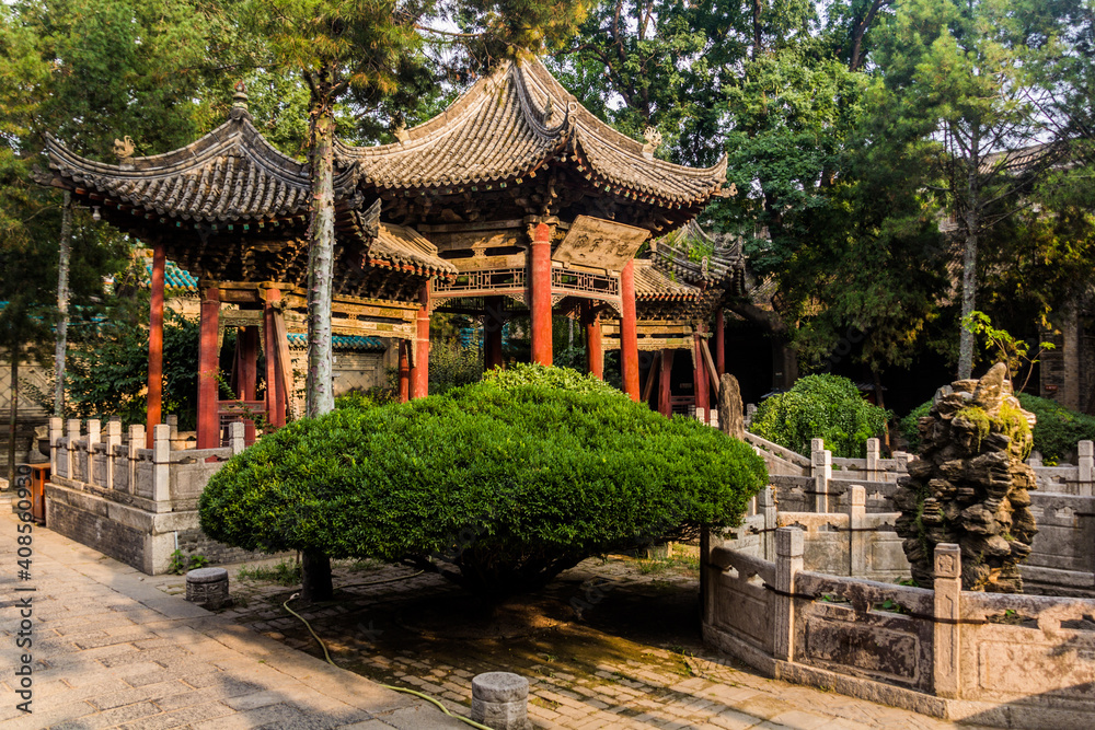 Pavilions at the Great Mosque in Xi'an, China