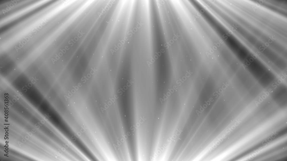 White light and particles from above and below