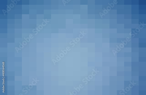 Abstract Blue geometric Background, Creative Design Templates. Pixel art Grid Mosaic, 8 bit vector background.