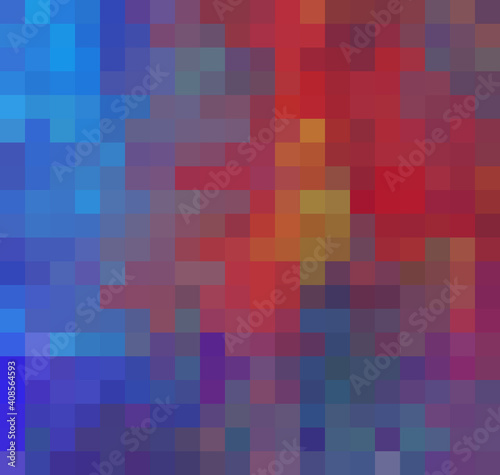 Abstract colorful geometric Background, Creative Design Templates. Pixel art Grid Mosaic, 8 bit vector background.