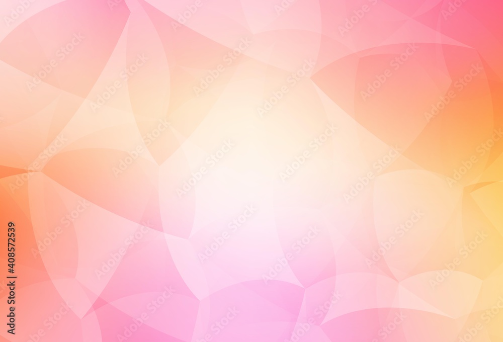 Light Pink, Yellow vector texture with triangular style. Light Pink, Yellow vector texture with triangular style.