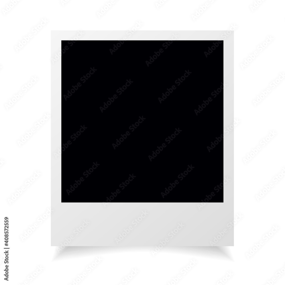 detailed illustration of a retro photo frame detailed illustration of a retro photo frame