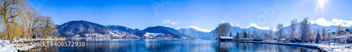 landscape at the Tegernsee lake - Bad Wiessee