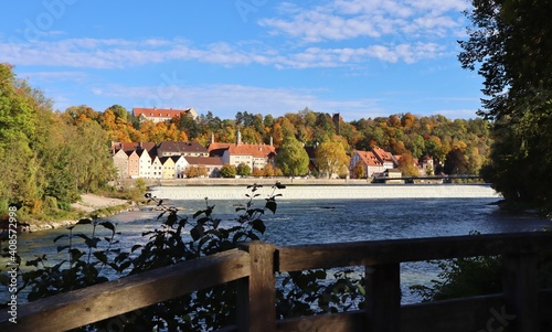 Landsberg am Lech mit Staustufe