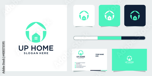 home logo design template vector premium