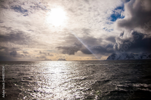 Winter in Lofoten Islands, Northern Norway