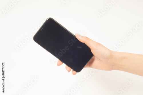 スマホ　かざす