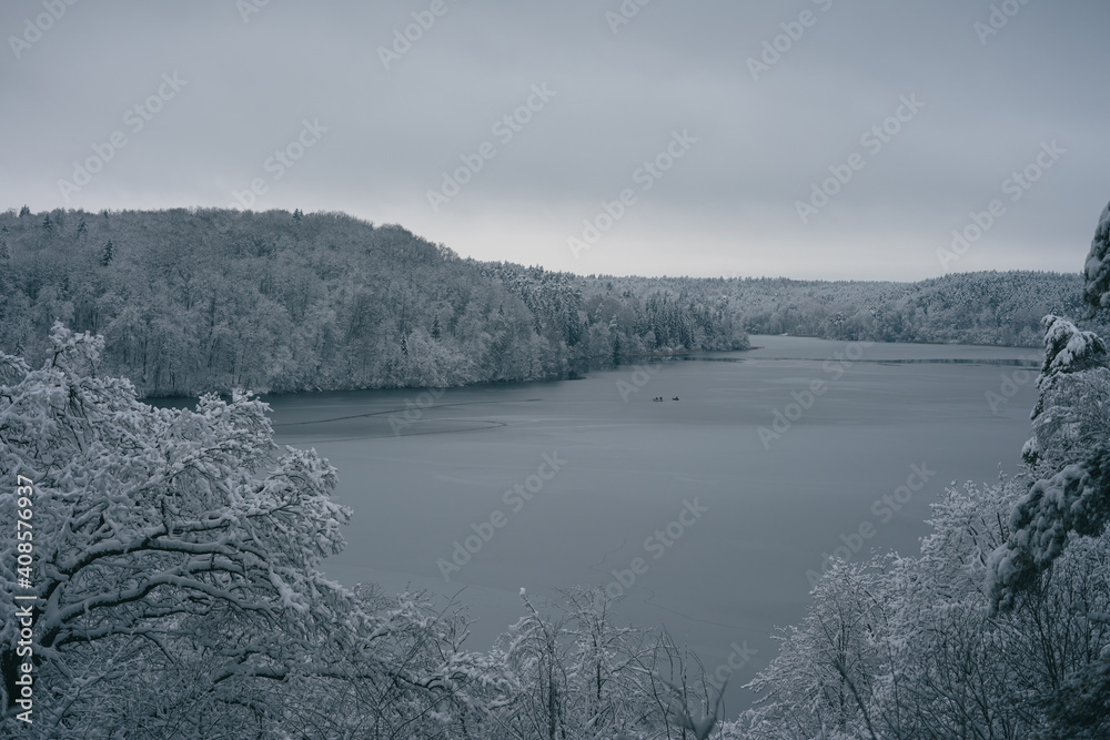 Fototapeta premium A lake in Vilnius, Lithuania