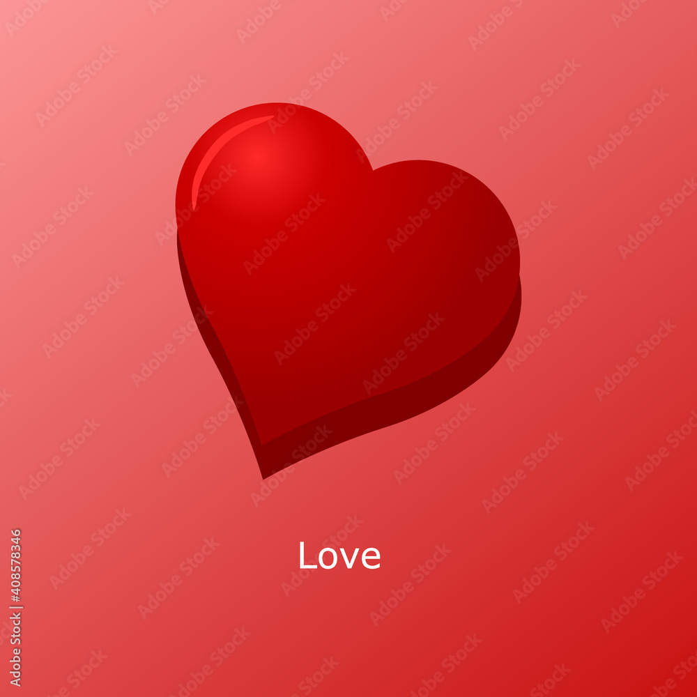 love vector with gradient relevant for template banner love vector with gradient relevant for template banner