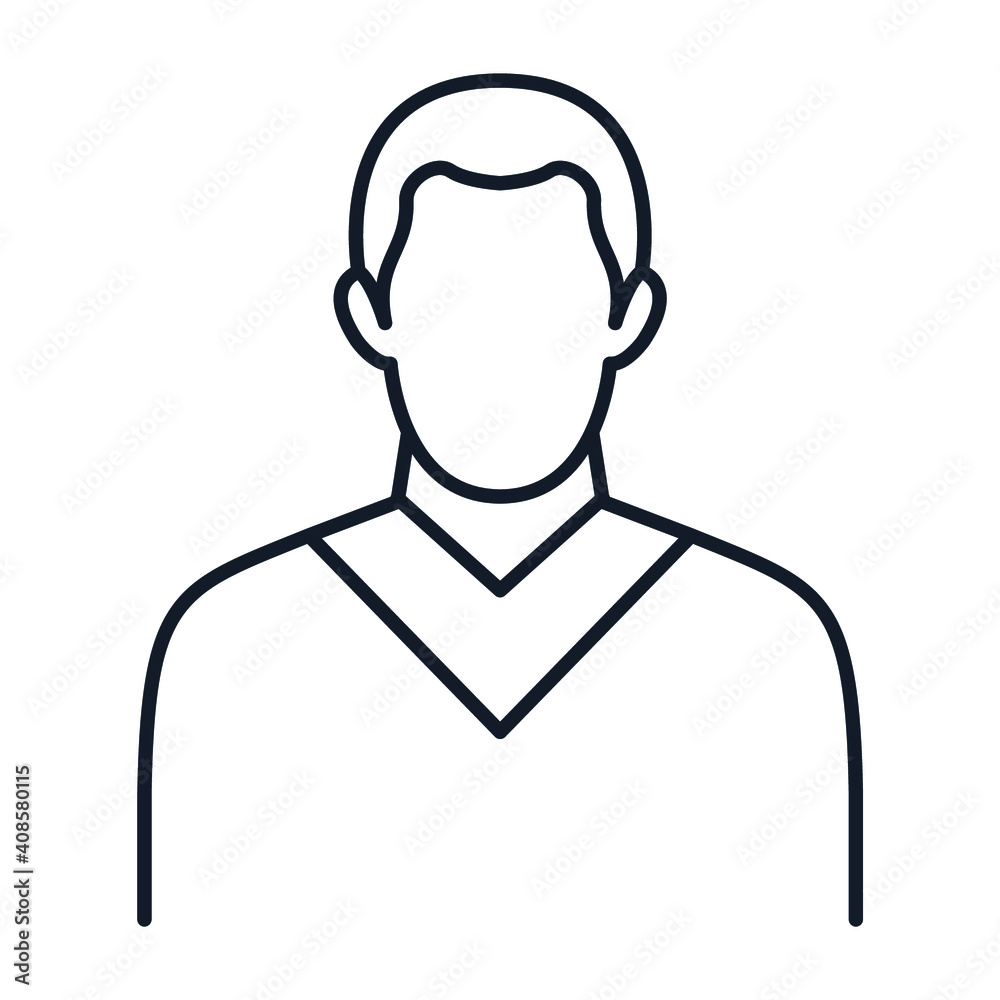 People avatar icon Vector illustration. Portraits of family symbol for web