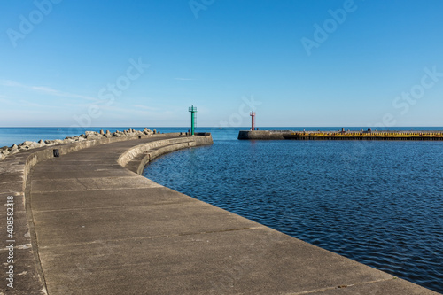 Breakwater at Darlowko