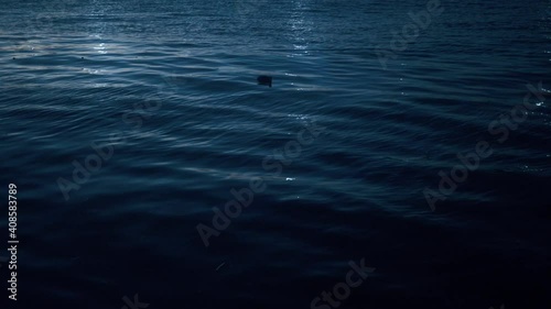 Wallpaper Mural Sea waves at sunset close up. Torontodigital.ca