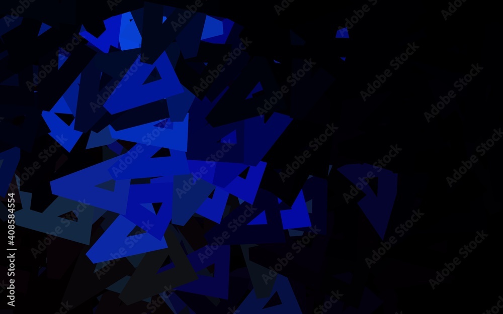 Dark Blue, Yellow vector layout with lines, triangles. Dark Blue, Yellow vector layout with lines, triangles.