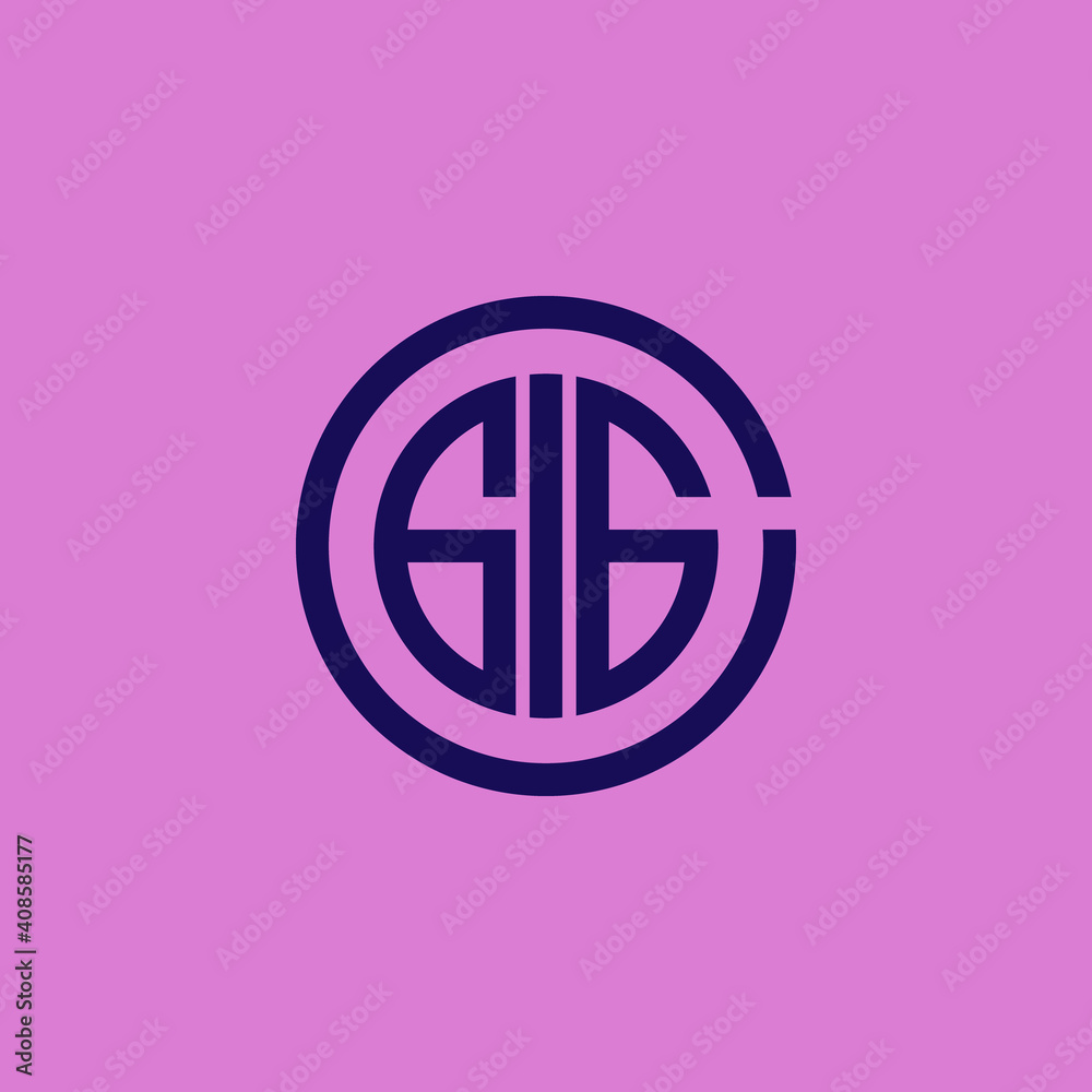 Vector illustration of a logo design forming letters and symbols Vector illustration of a logo design forming letters and symbols