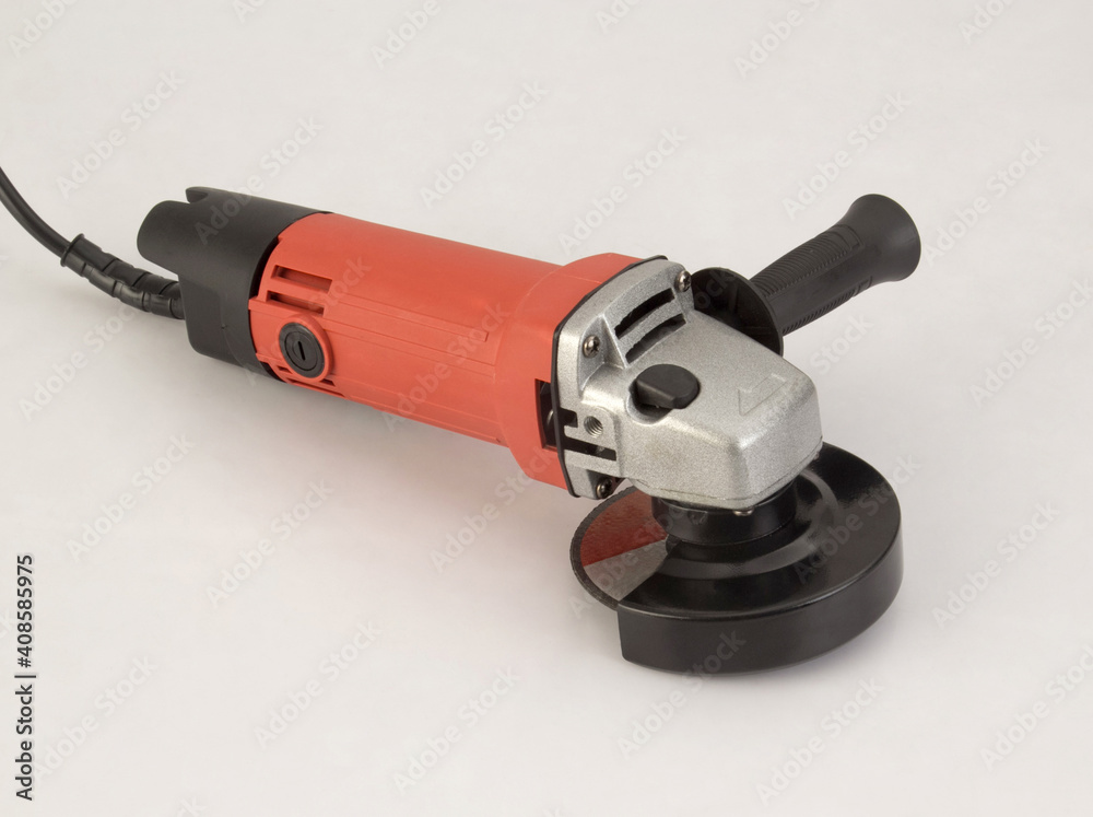 electric grinding machine isolated on white electric grinding machine isolated on white