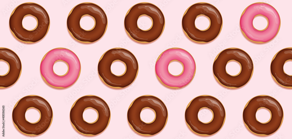 seamless tasty choco donut background vector illustration EPS10 seamless tasty choco donut background vector illustration EPS10