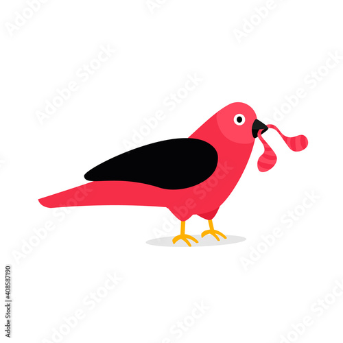 Early bird gets the worm icon. Clipart image isolated on white background.