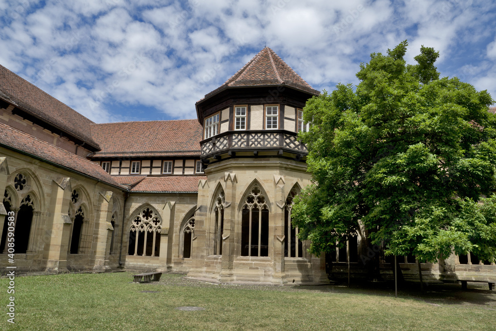 Maulbronn Monastery, Germany (cloister from outside): is a former Cistercian abbey and one of the best-preserved in Europe, was named a UNESCO World Heritage Site in 1993.