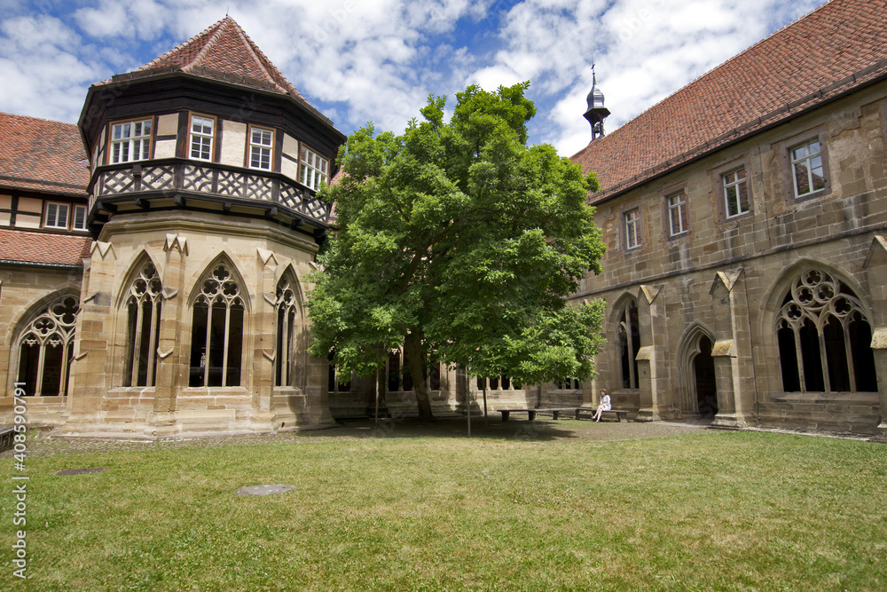 Maulbronn Monastery, Germany (cloister from outside): is a former Cistercian abbey and one of the best-preserved in Europe, was named a UNESCO World Heritage Site in 1993.