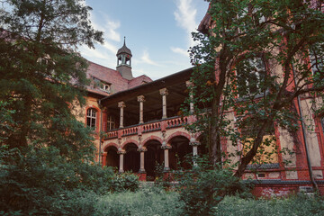 Wandcirkels Oud Ziekenhuis Beelitz Vervallen sanatorium Beelitz Heilstätten  © Elizaveta