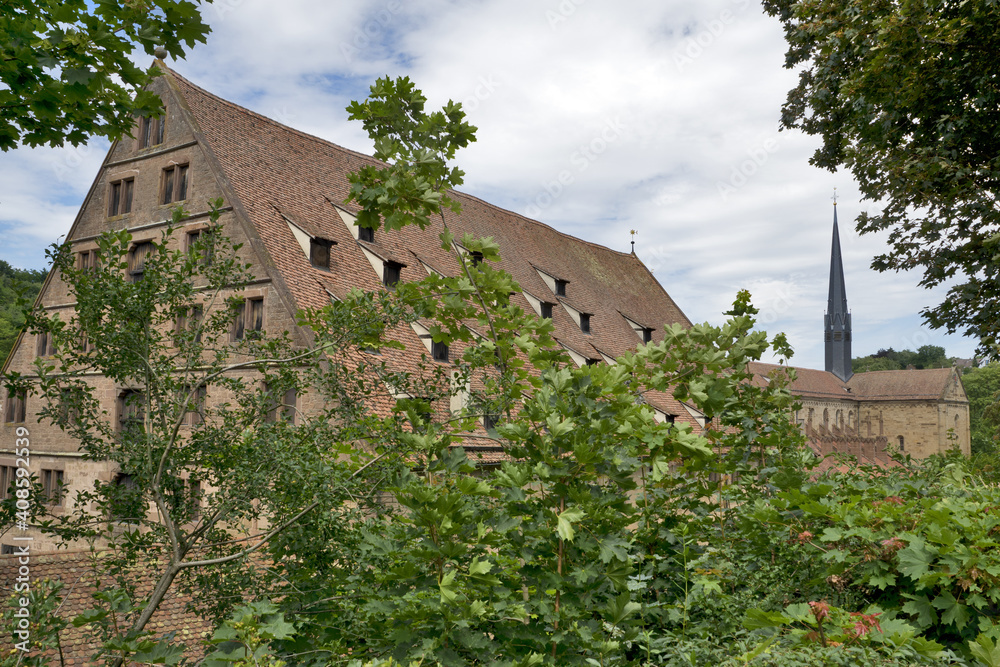 Maulbronn Monastery from outside, Germany: is a former Cistercian abbey, one of the best-preserved in Europe, was named a UNESCO World Heritage Site in 1993. Maulbronn Monastery from outside, Germany: is a former Cistercian abbey, one of the best-preserved in Europe, was named a UNESCO World Heritage Site in 1993.