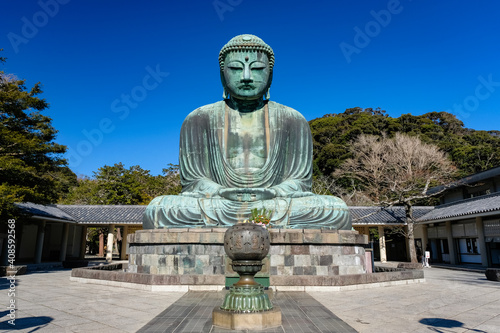 Obraz na płótnie 神奈川県鎌倉市 鎌倉大仏(高徳院) w salonie