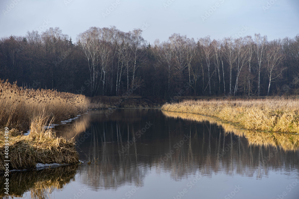 lake in autumn