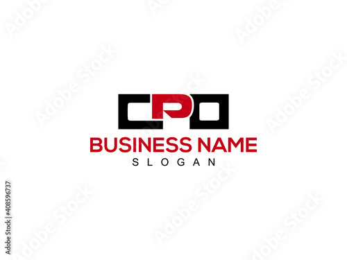 Colorful CPO Letter Logo Image photo