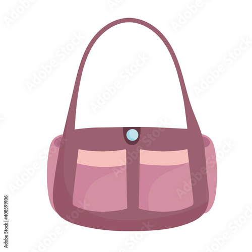 handbag fashion accessory icon isolated style white background