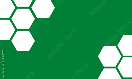 Honeycomb Green Background