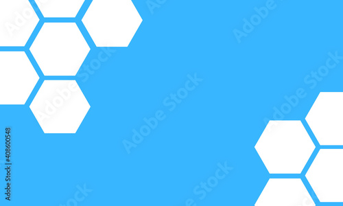 Honeycomb Light Blue Background