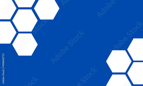 Honeycomb Cobalt Blue Background