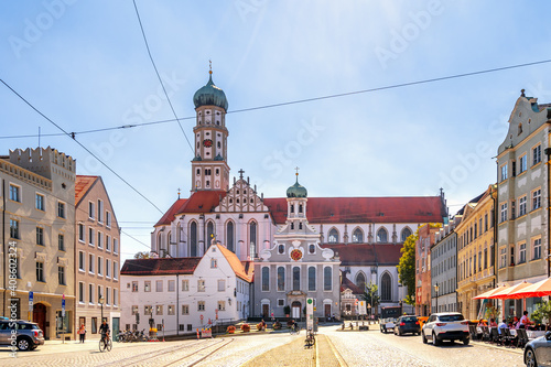 Basilika Sankt Ulrich und Afra, Augsburg, Bayern, Deutschland 