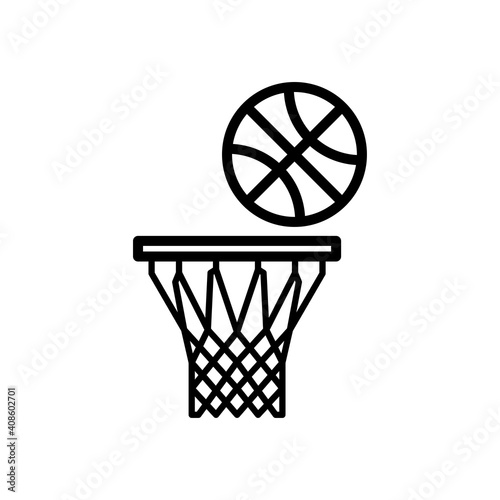 basketball net icon design vector template