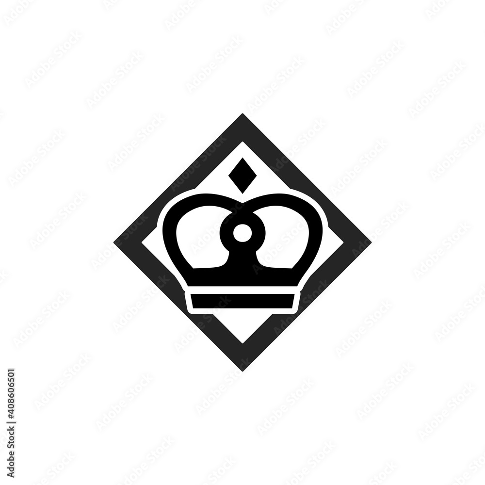 Crown icon isolated on white background Crown icon isolated on white background