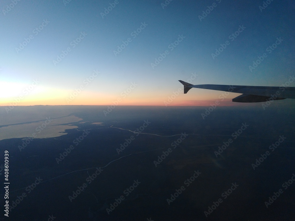 view from airplane window view from airplane window