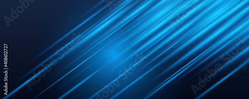 blue background with glowing dots bokeh style