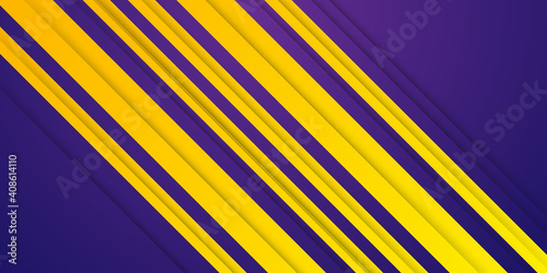 Luxurious purple and yellow orange golden overlap layer background. Shades of purple abstract polygonal geometric background. Low poly