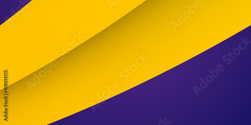 Multicolored purple yellow orange wave tech background, with a geometric 3D structure. Clean, vibrant design with simple, bright, modern forms. 3D render