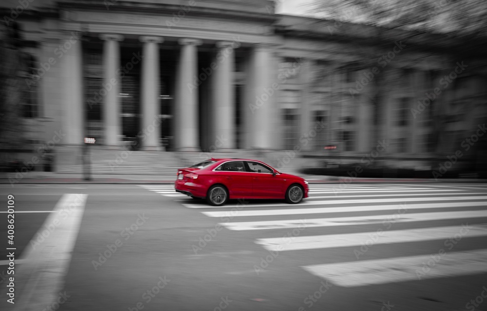 Red car at harvard