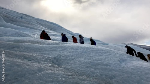 Wallpaper Mural Patagonia. Trekking on the Perito Moreno Glacier in the Los Glaciares National Park in Argentina. Torontodigital.ca