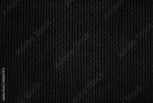 black rough fabric background texture