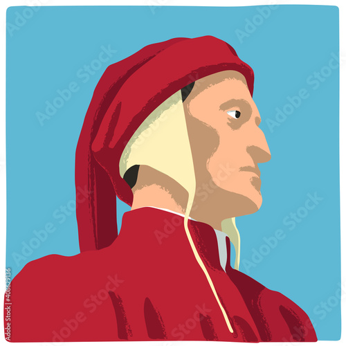 Dante Alighieri, famous Italian poet who wrote the Divine Comedy