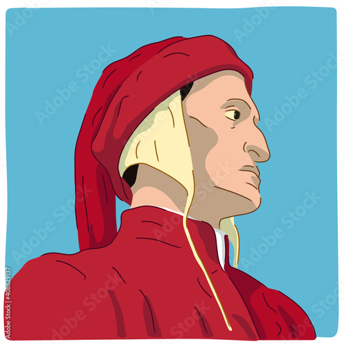 Dante Alighieri, famous Italian poet who wrote the Divine Comedy