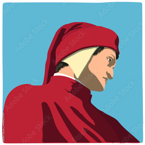 Dante Alighieri, famous Italian poet who wrote the Divine Comedy