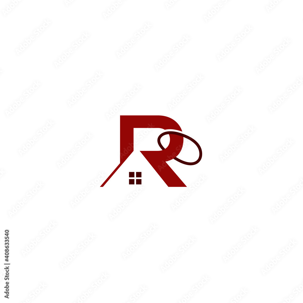 house rent vector logo template