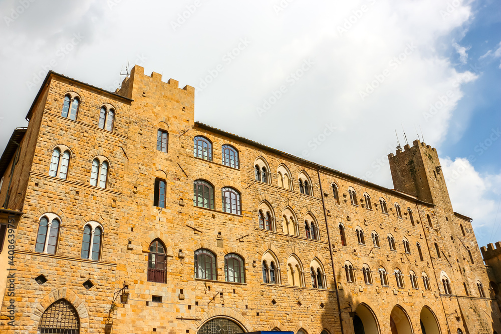 Volterra, Italy. Beautiful view of Volterra, a city in province of Pisa, Italy.