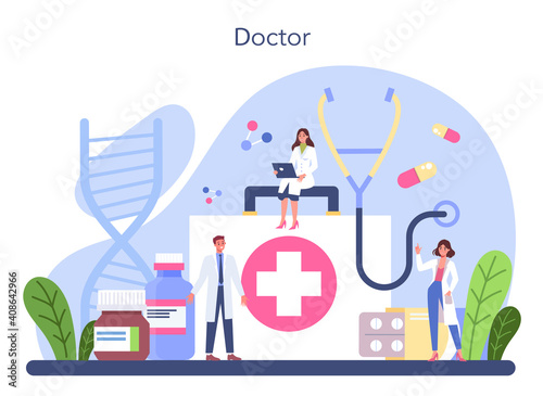 Doctor concept. Healthcare, modern medicine treatment, expertize