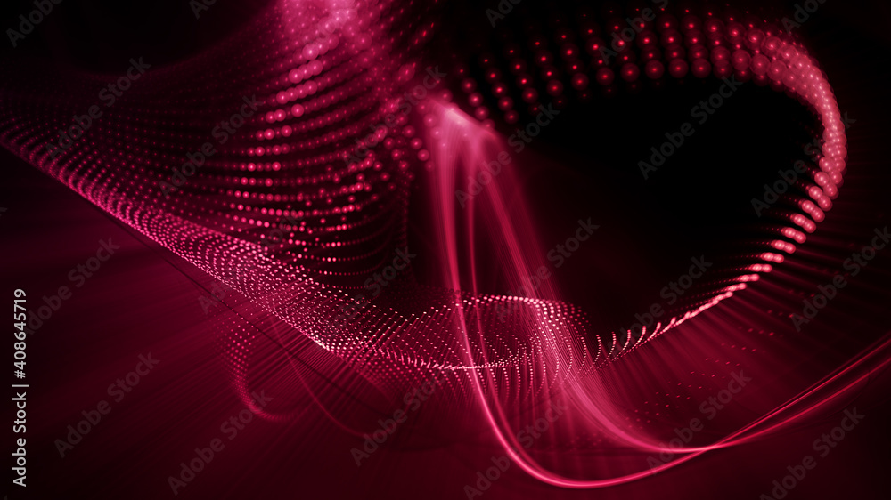 Abstract red and black background. Fractal graphics 3d illustration. Abstract red and black background. Fractal graphics 3d illustration.